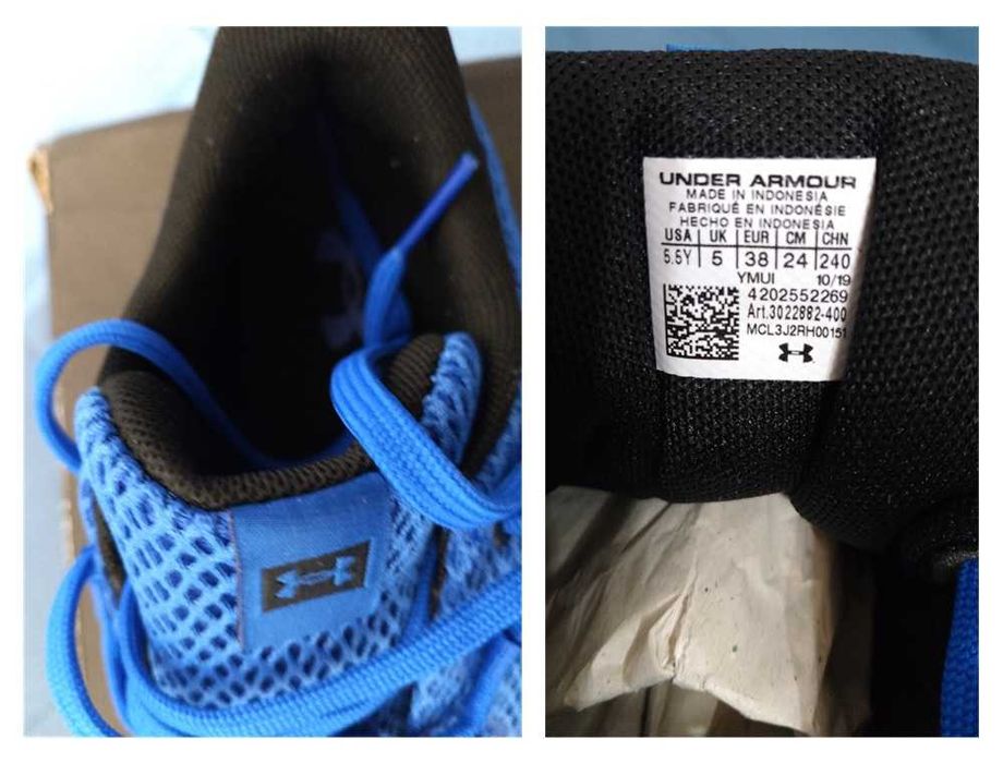Under Armour Sapatilhas unissexo Tam 38