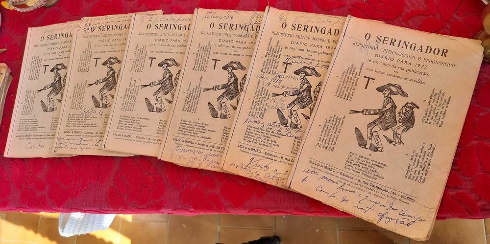Vendo o Lote de 37 Exemplares do SERINGADOR:
