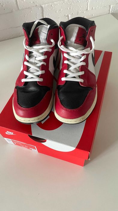 NIKE Air Jordan 1 Mid (GS) Chicago 6Y 24 cm