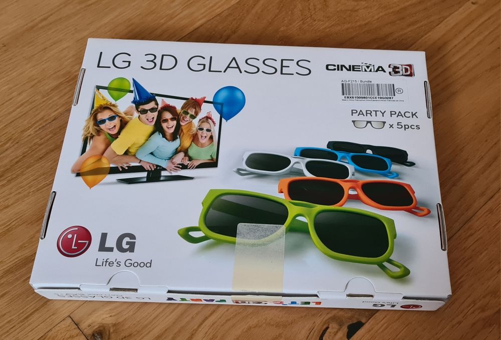 Okulary 3D LG 5szt.