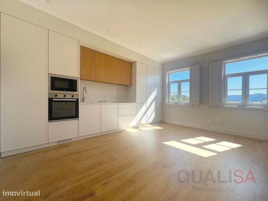Apartamento T1 novo equipado em S. Vítor em Braga - para arrendamento