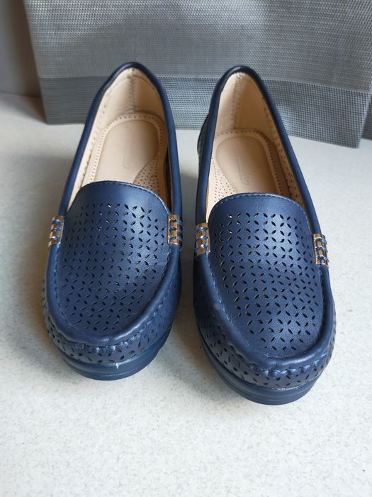 Mokasyny Goldslider na platformie 37/23 jak nowe