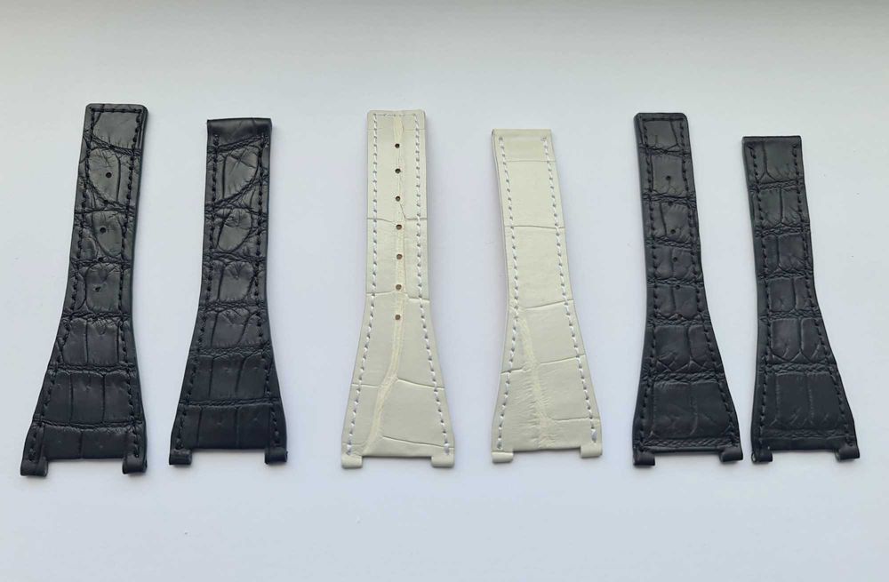 Ремінець для годинника Omega Constellation Quadra Chronograph крокодил