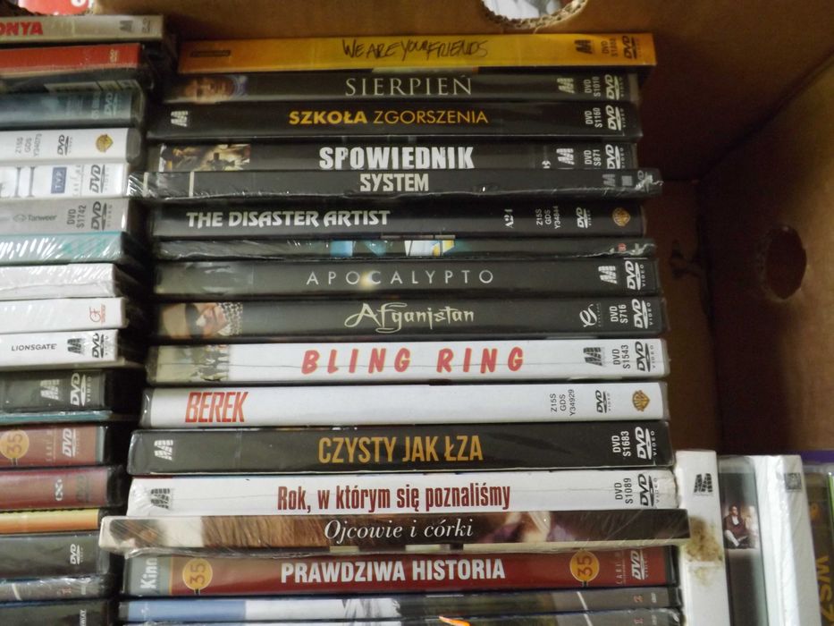 Kolekcja dla kolekcjonera 100 tytułów dvd w folii