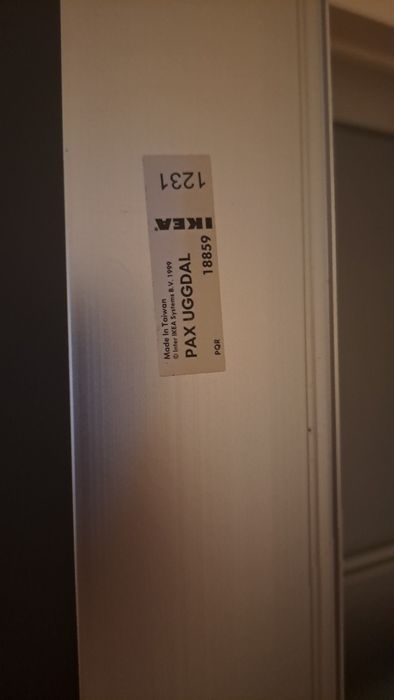 2 Portas de roupeiro  ikea pax UGGDAL
