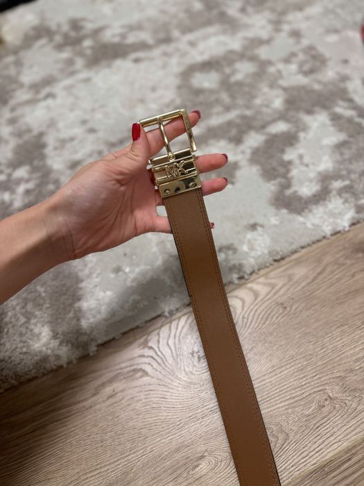 Двосторонній шкіряний ремінь Michael Kors