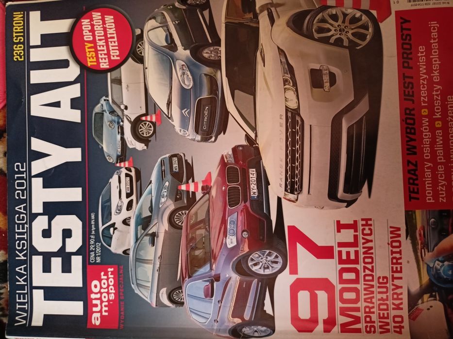 Gazety Motor, Auto świat,testy 100 szt.