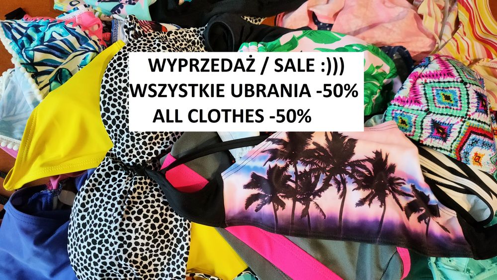 Góry od kostiumów kąpielowych stan bardzo dobry