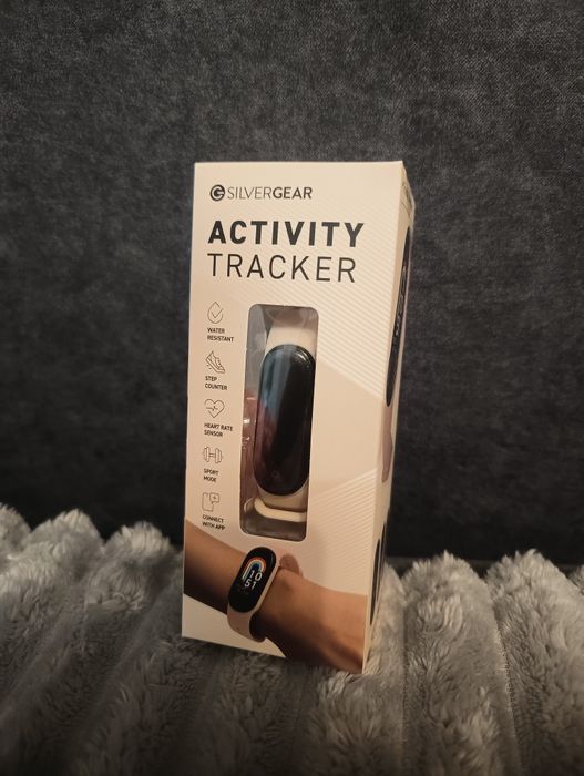 Zegarek sportowy smartband SilverGear activity tracker różowy