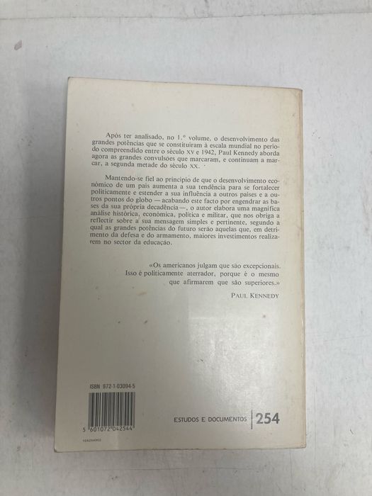 2 Livros A Ascensão e Queda das Grandes Potências, Vol. I e II
