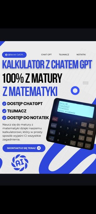 Secret calc V2 Chatgpt przygotuj się do matury