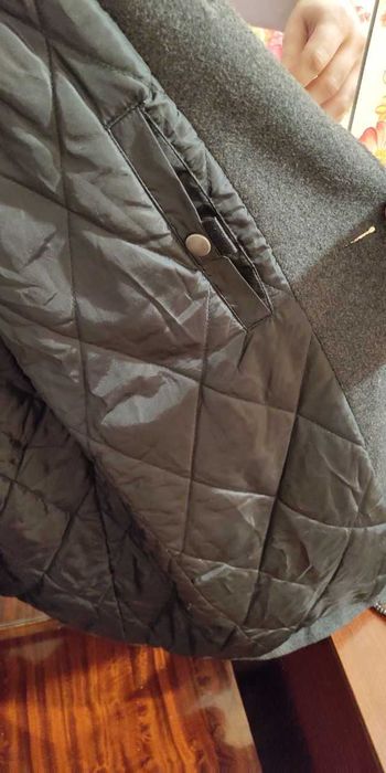 Пальто чоловіче сіре XXL легке  S.OLIVER