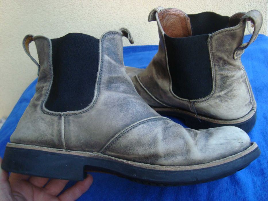 kozaki Tommy Hiflinger 42 -Styl retro Skóra Super