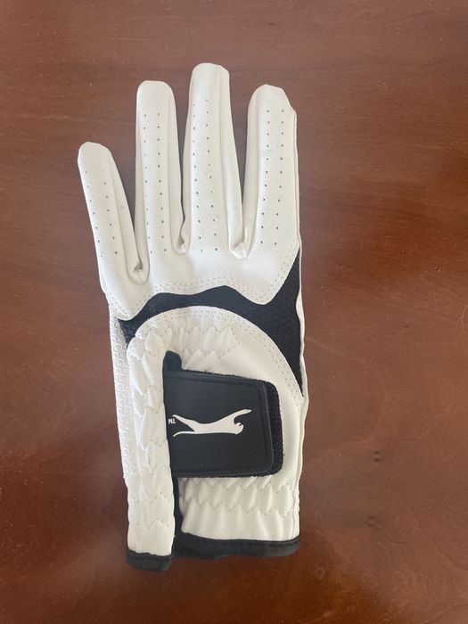 Luva golf esquerda crianca como nao usada