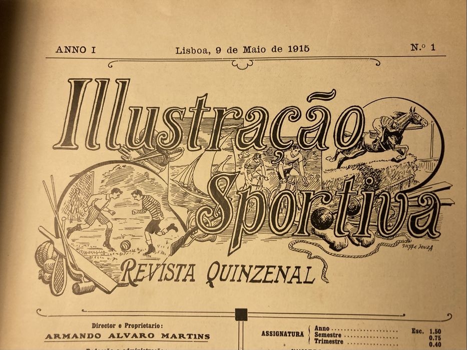 Ilustração Sportiva Anno 1, Nº 1 - 9 Maio 1915