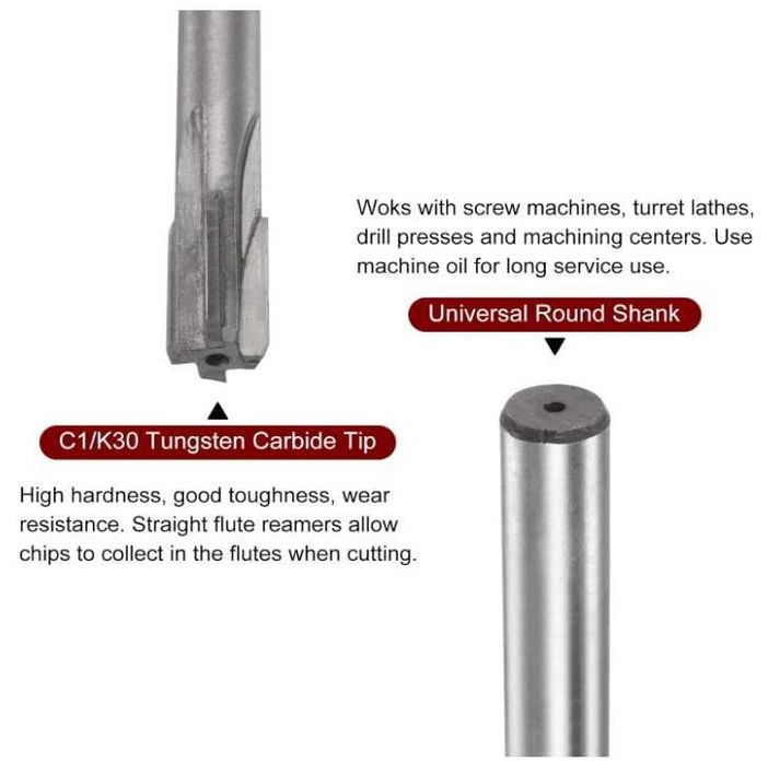 Rozwiertak maszynowy 11.4 mm H7 C1/K30