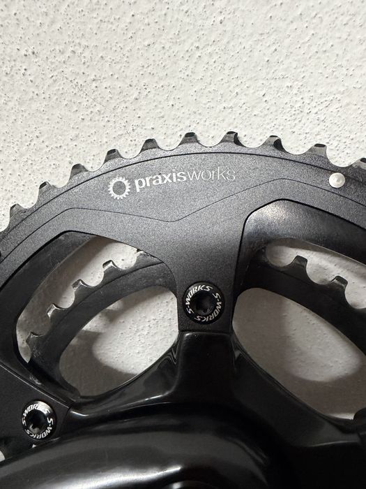 Specialized S-Works Power Cranks Dual Power Meter – 172,5 mm + Pratos Praxis/Specialized 52/36