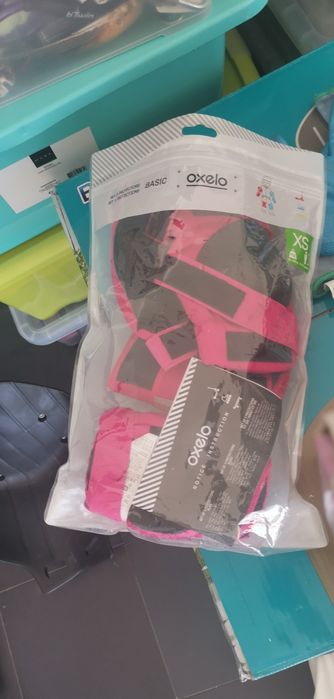 Patins em Linha de Criança Com proteções