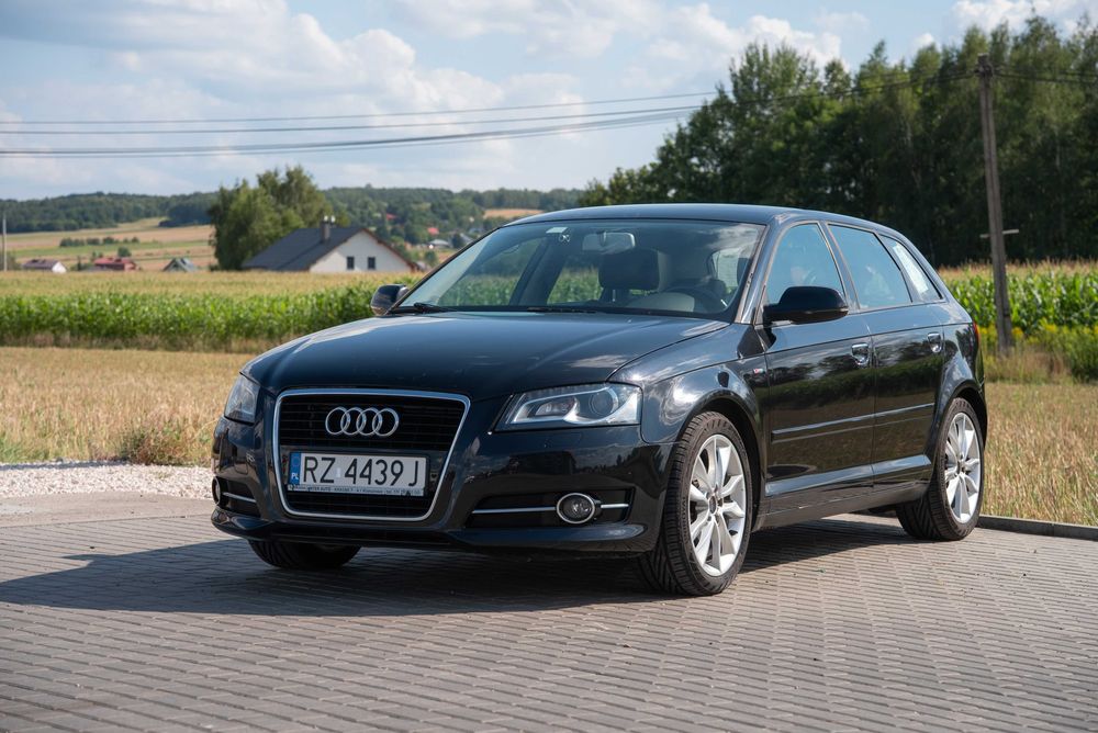 Audi A3 8P 2.0 TDI 140 KM DSG | Skóra, Kamera, Gotowy do jazdy
