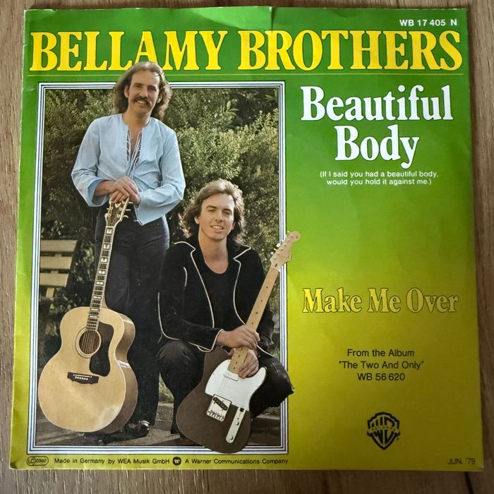 Bellamy Brothers - Beautiful Body / Make Me Over — Winyl Single Play 7" — 1979