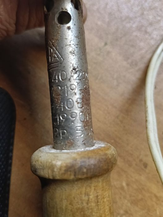 Lutownica 40 Wat, ZSRR.