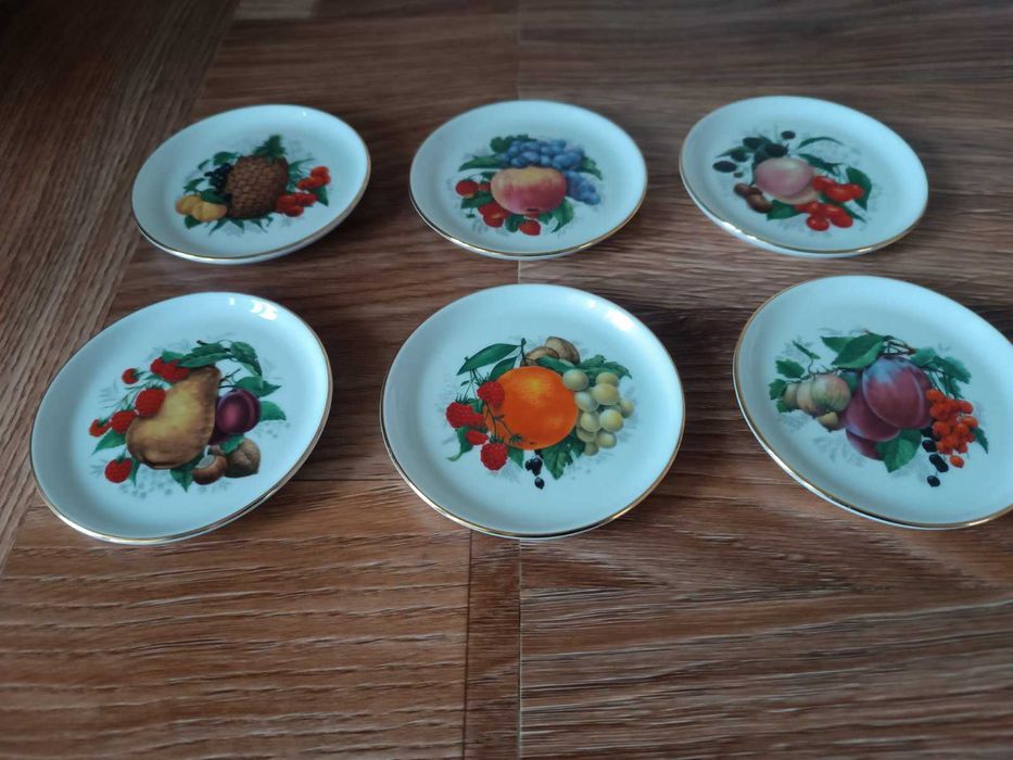 Фарфоровый набор Furstenberg. 6 тарелок. Германия. Новый.