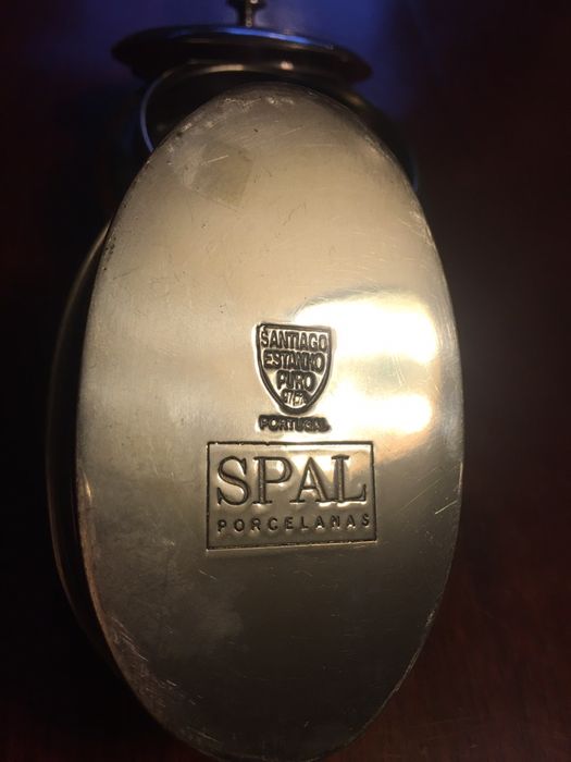 Duas caixas de estanho puro da SPAL PORCELANAS