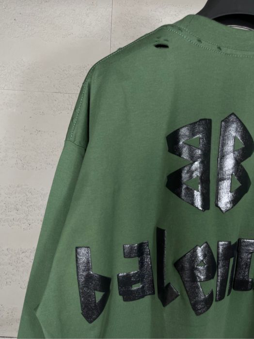 BALENCIAGA TAPE TYPE кофта реглан батник свитшот лонгслив мужской