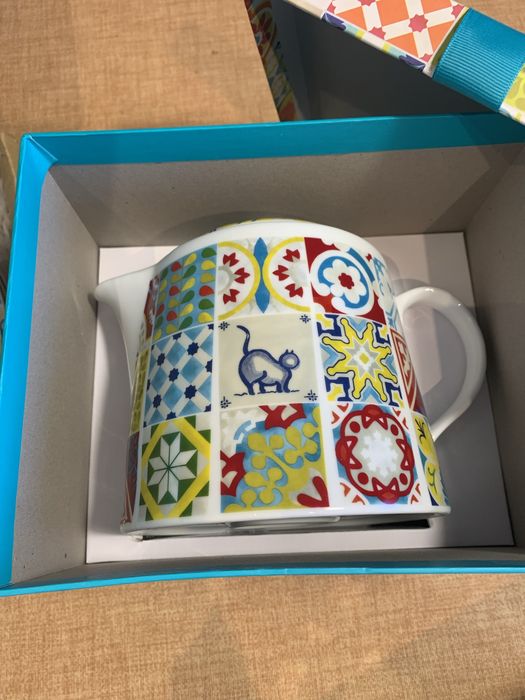 Black Cat Tea and Cake Set - NEW64752270823683125