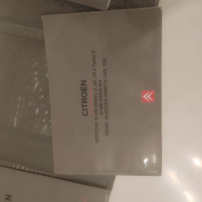 Manual de instruções, Livro de revisões Citroën Xantia