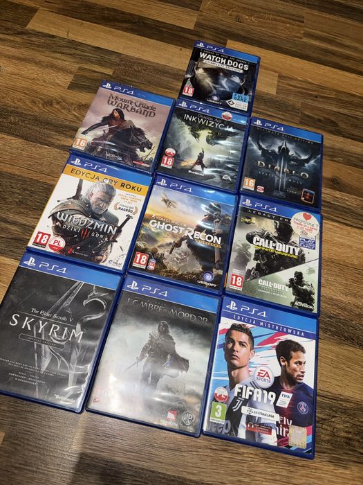 Gry PS4 – zestaw 10 gier