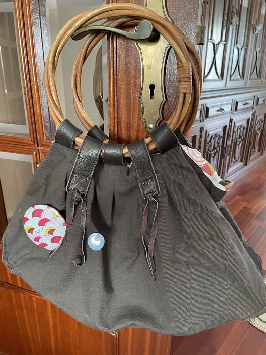 Mala castanha com forro colorido64730159526018120