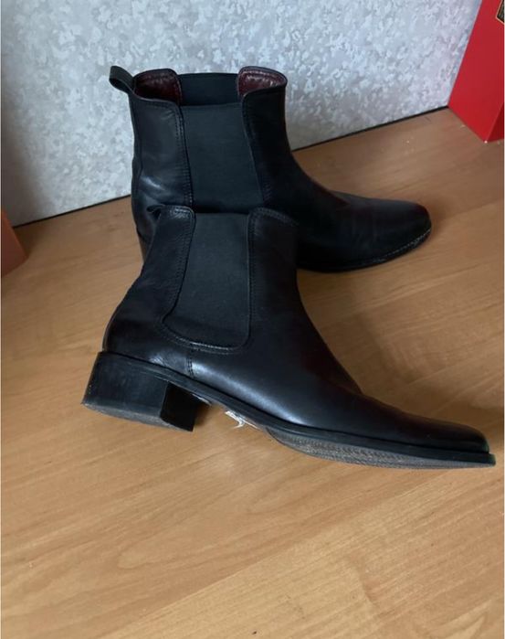 Ботинки  кожаные челси 40, 40,5 размер