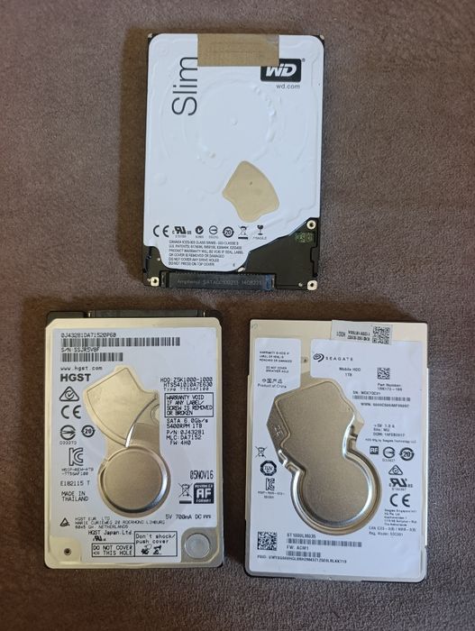 Discos HDD 2.5" 1TB (Slim)