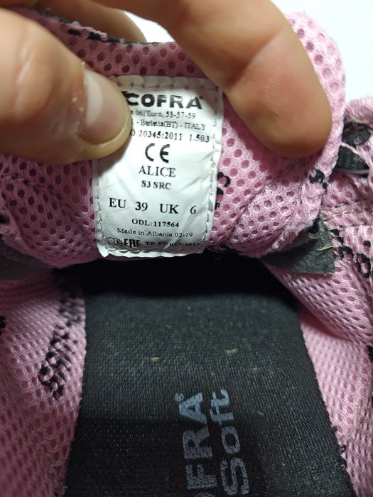 Buty robocze COFRA S3 rozmiar 39 wkładka 25,5 cm