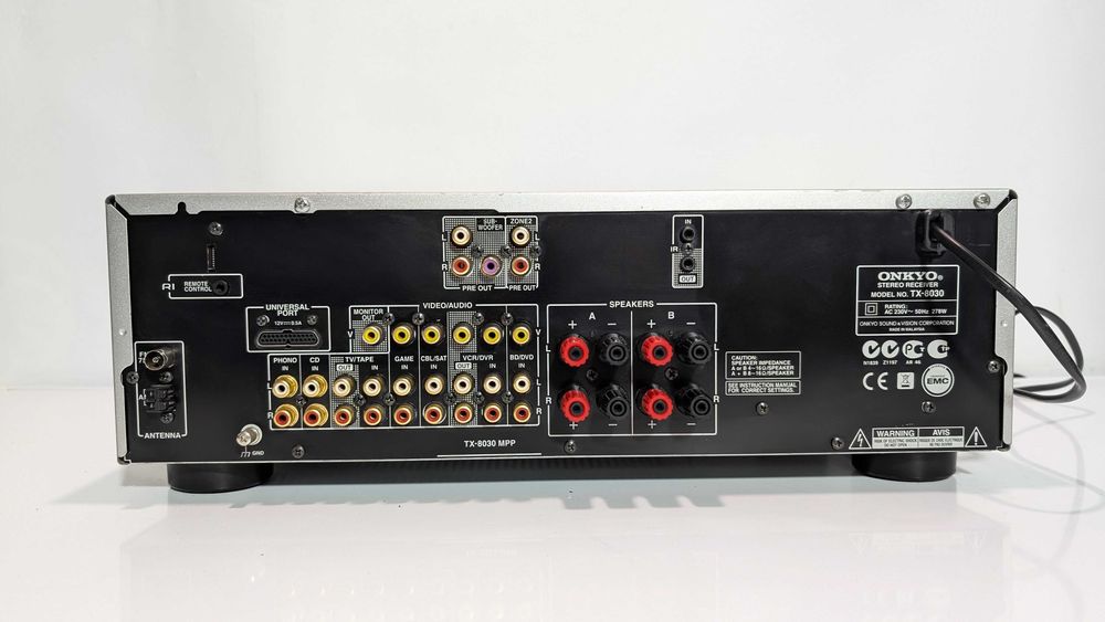 Стерео ресивер Onkyo TX-8030, має 120 Вт/канал/Пульт/4-16 Ом/WRAT