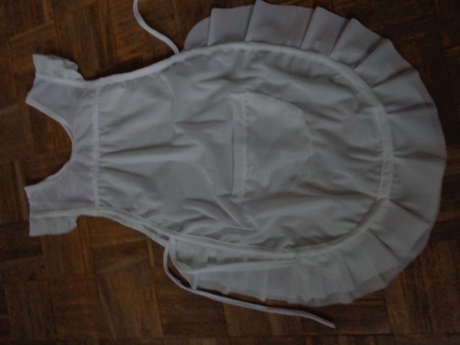 Fartuszek nowy damski biały S