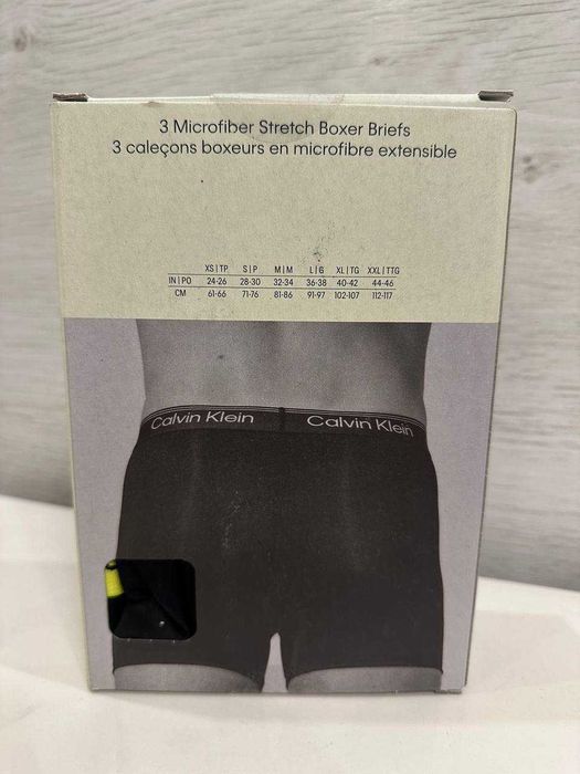 Набір чоловічі труси боксери Calvin Klein упаковка 3 штуки чорні