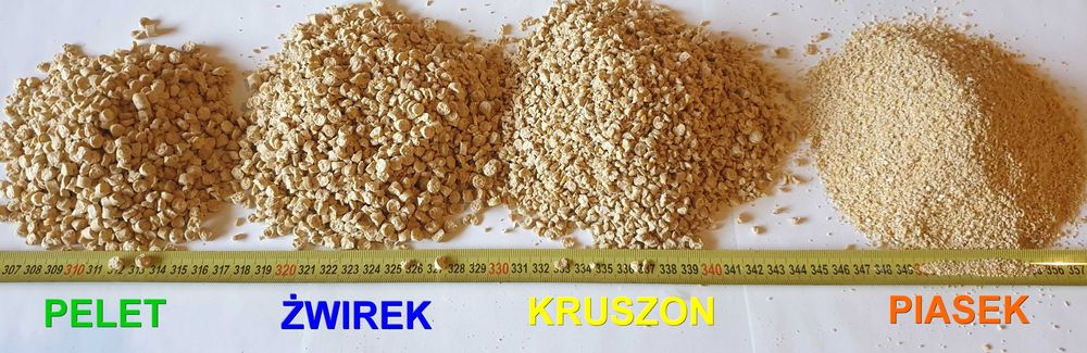 Kruszon do kuwety kukurydziany zbrylający drobny żwirek dla kota 32,1L