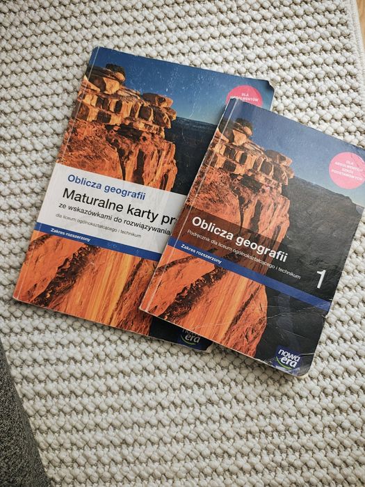 Oblicza geografii klasa 1 podręcznik+ maturalne karty pracy zakres rozszerzony