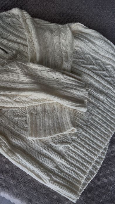 Светр джемпер-поло на замку в'язання акрил h&m розмір  m-l