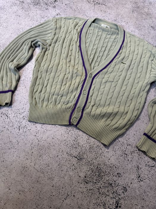 кардиган lacoste vintage made in france