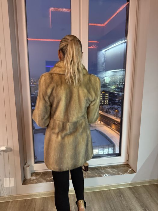 Норковая шуба 75 см длина
