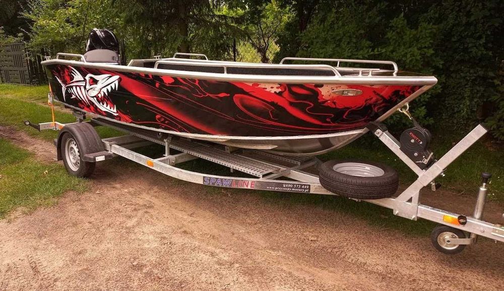Przyczepa podłodziowa do łodzi łódki Spawline do 5,6m - Producent