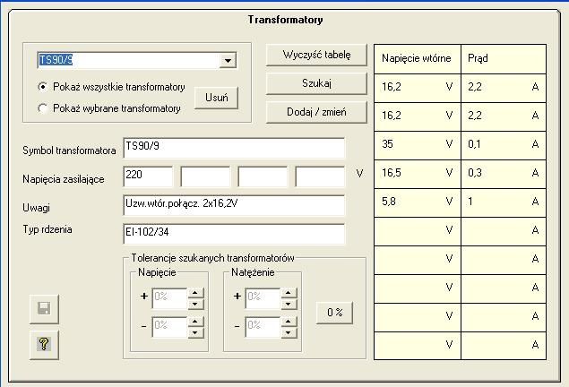 UNITRA ZATRA TS 90/9 transformator 6V 16V 36V 2x16V PRL