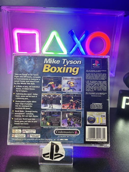 Mike Tyson Boxing ps1 Playstation 1