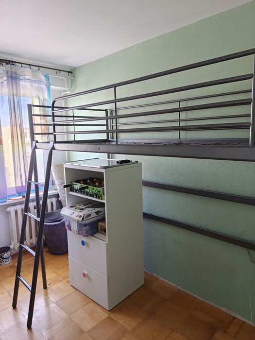 Łóżko piętrowe metalowe ikea