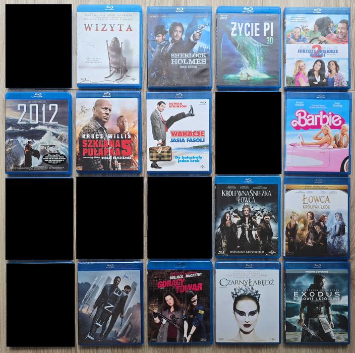 Filmy na Bluray [po polsku] stan BDB, dużo hitów!