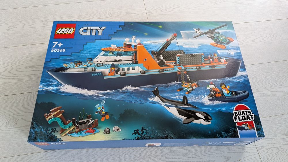 LEGO® 60368 City - Łódź badacza Arktyki