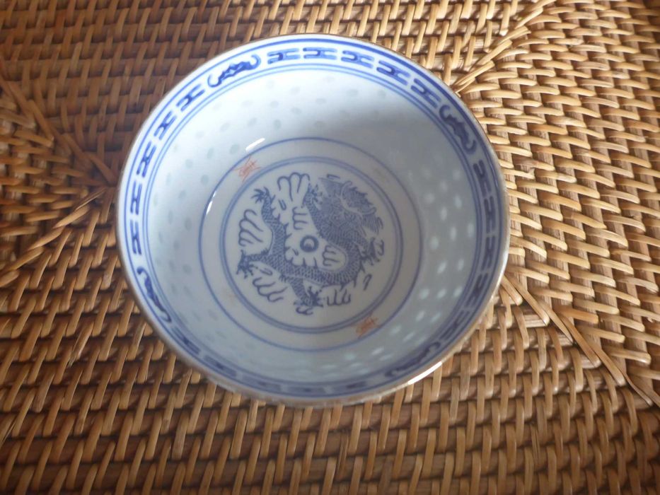 Louça Porcelana Chinesa Bago de Arroz Tigelas, pires, colheres TUDO €7